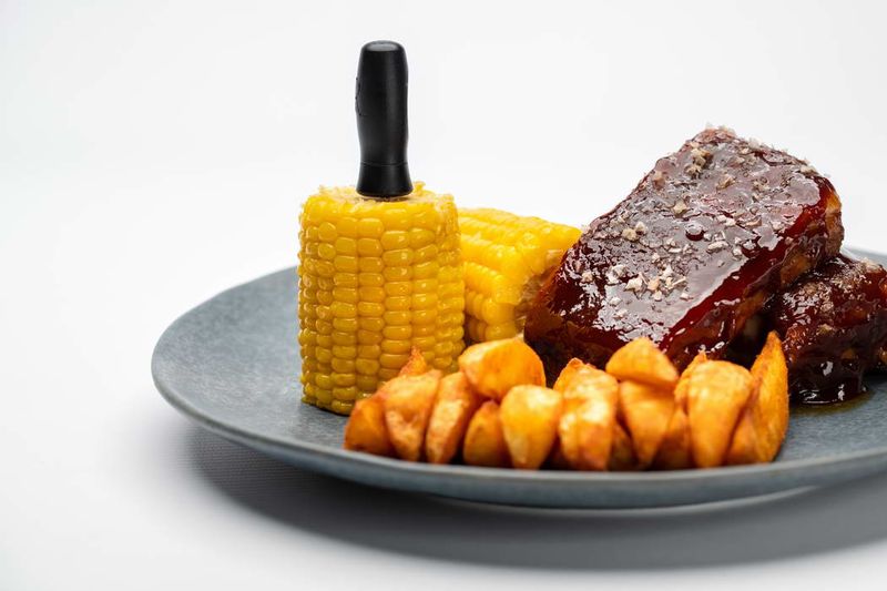Leckeres Steak-Gericht im Restaurant im Hotel Zum Steinhof